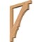 Ekena Millwork Balboa Block Smooth Bracket, Western Red Cedar, 3 1/2"W x 34"D x 46"H BKT04X34X46BOA05SWR - alternate 1